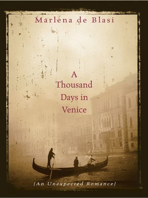 cover image of A Thousand Days in Venice